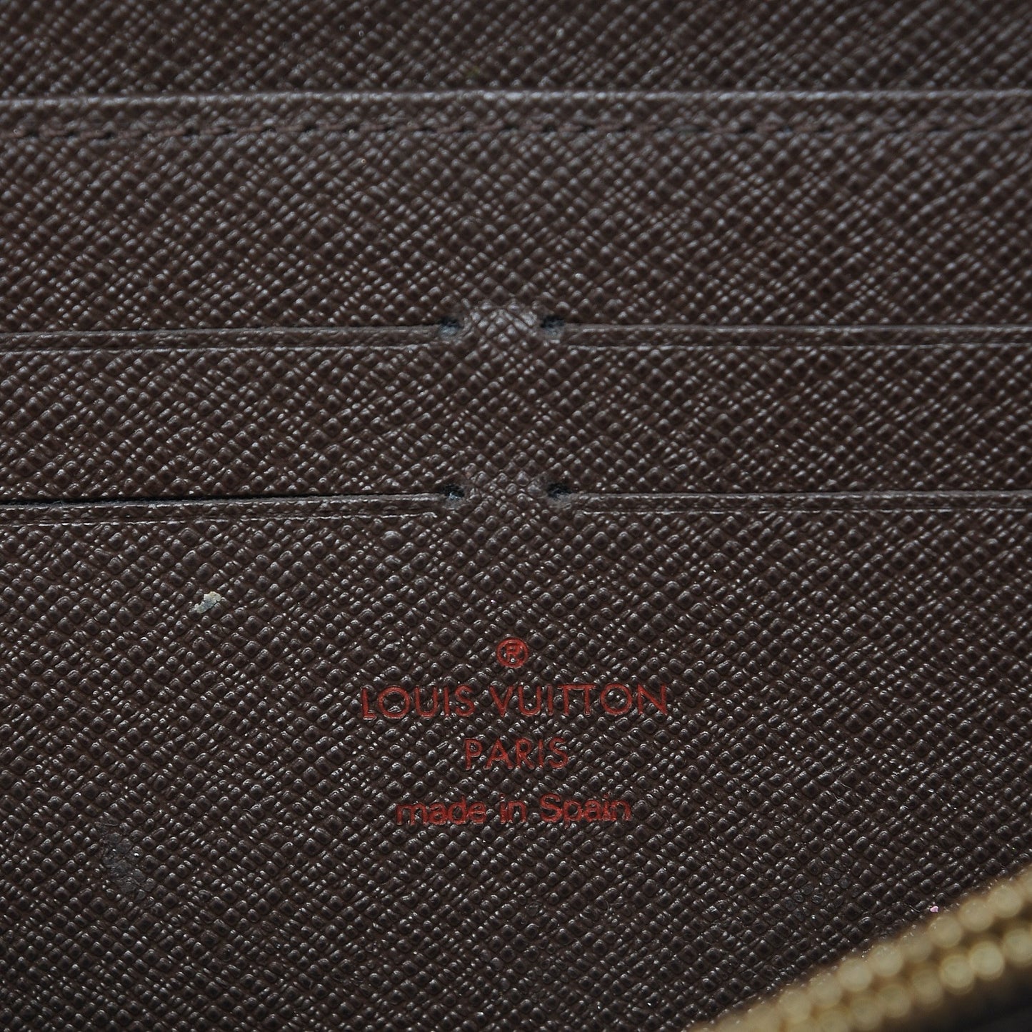 Damier Ebene Zippy Wallet