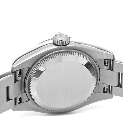 Rolex Stainless Steel 26mm Oyster Perpetual Watch Silver 176200 4 of 4
