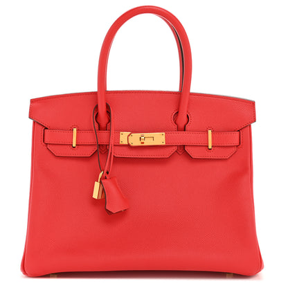 Hermes Epsom Birkin 30 Rouge Tomate 1 of 15