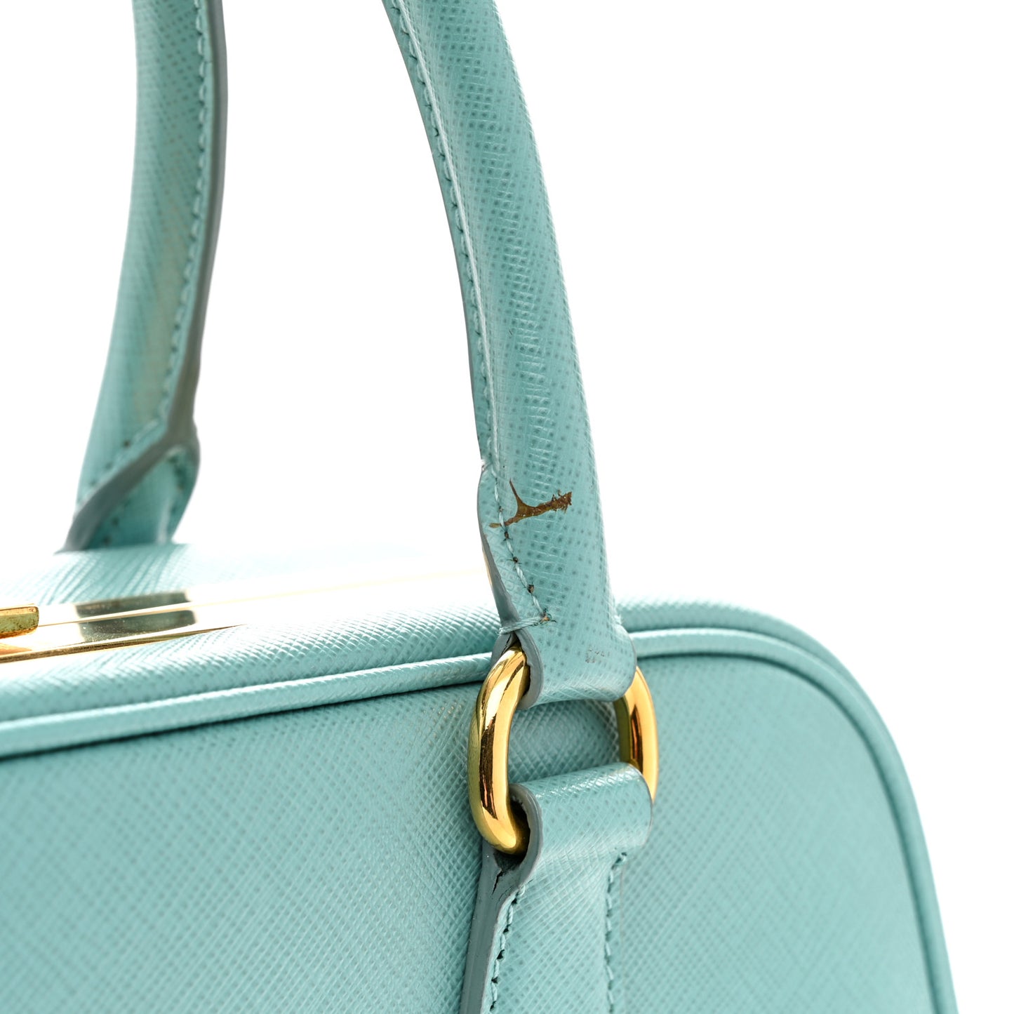 Saffiano Lux Pyramid Bag Anice