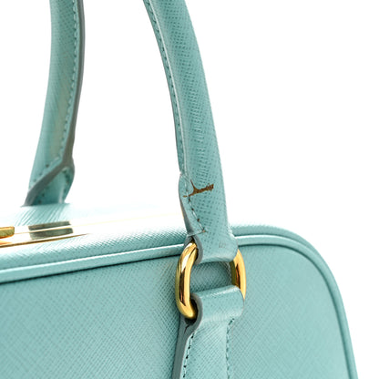 Prada Saffiano Lux Pyramid Bag Anice 11 of 11