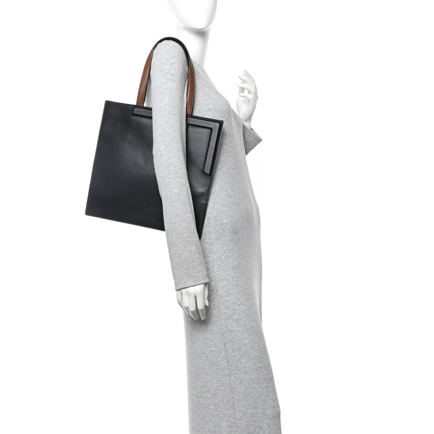 Fendi Vitello Bellagio Medium Fendi Flip Cognac Black 2 of 10