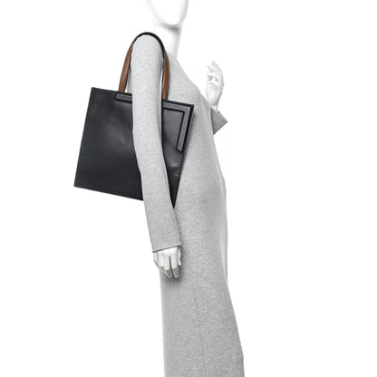 Fendi Vitello Bellagio Medium Fendi Flip Cognac Black 2 of 10