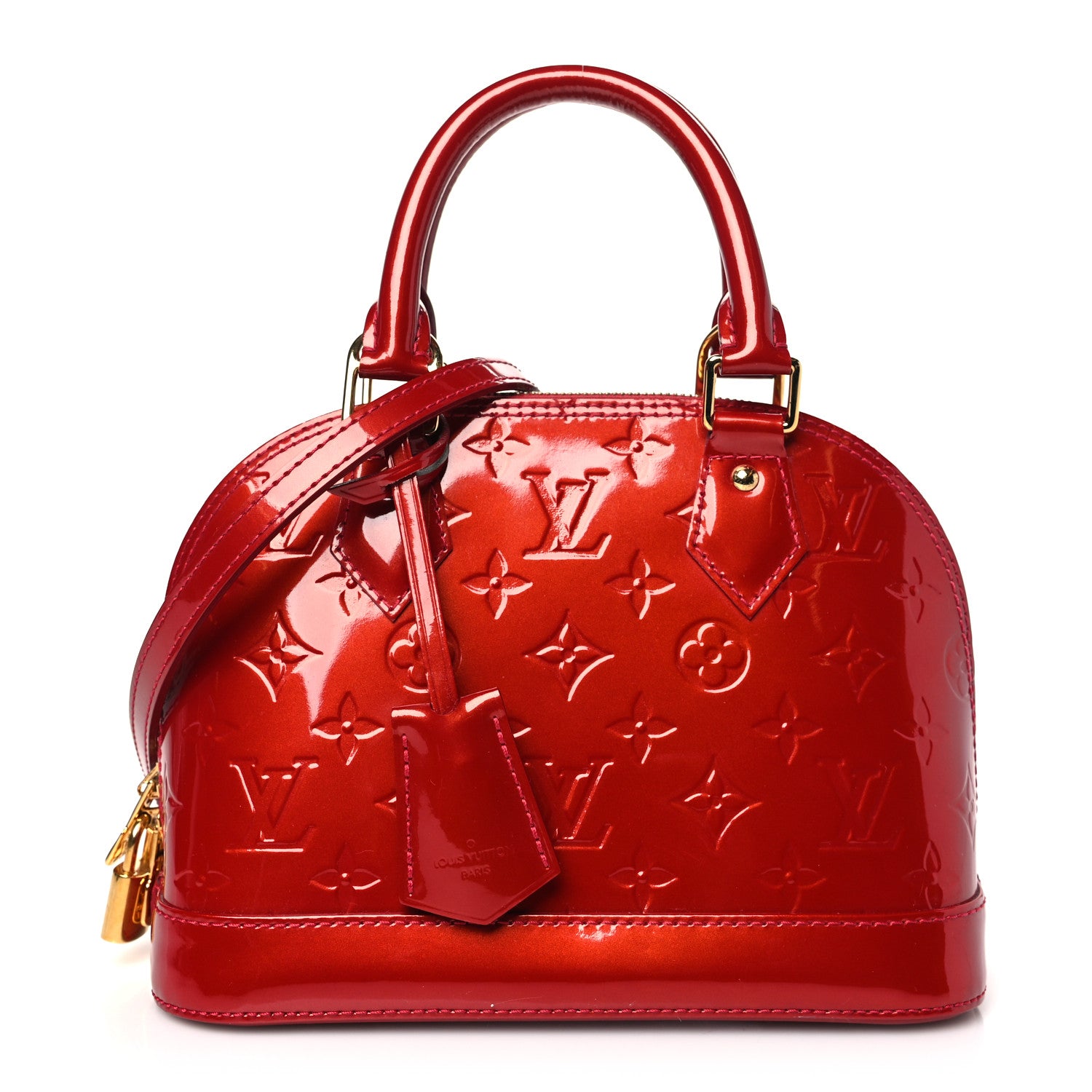 Louis Vuitton Vernis Alma BB Pomme D'Amour 1 of 9