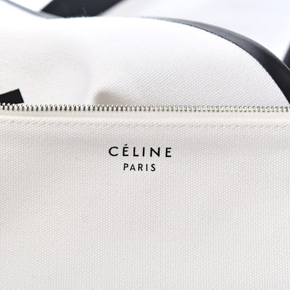 Celine Textile Large Made In Tote White Black 7 of 13