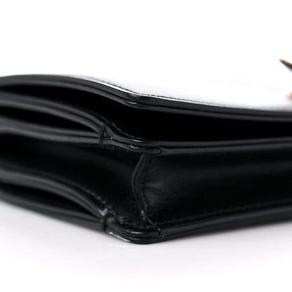 Christian Dior Calfskin Bee Clutch Black 8 of 10