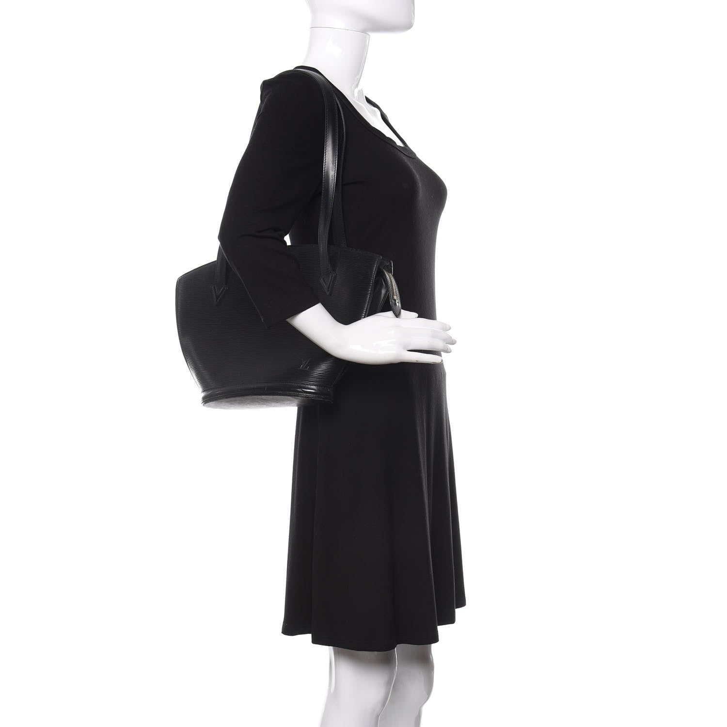 Louis Vuitton Epi Saint Jacques PM Long Straps Black 2 of 9