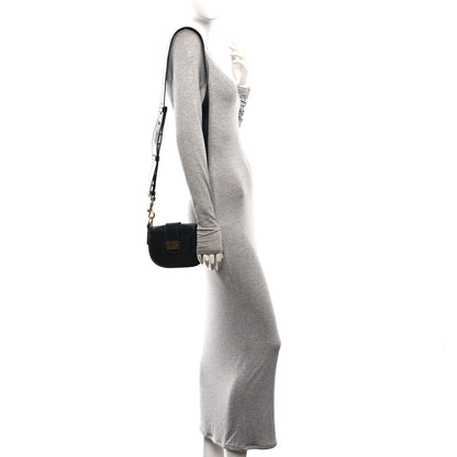 Christian Dior Calfskin Mini D Fence Saddle Bag Black 2 of 10