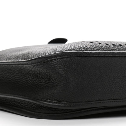 Hermes Taurillon Clemence Evelyne III PM Black 9 of 11