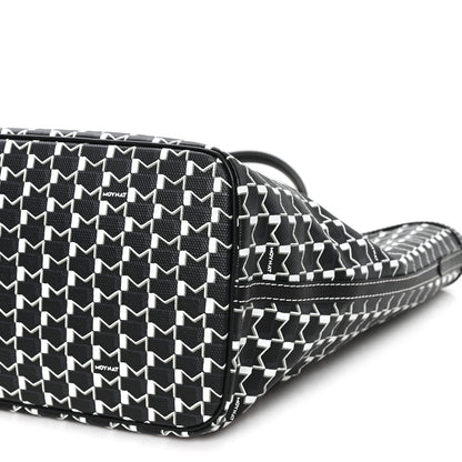 Moynat X KASING LUNG Calfskin Canvas M Labubu Tote MM Black 10 of 10