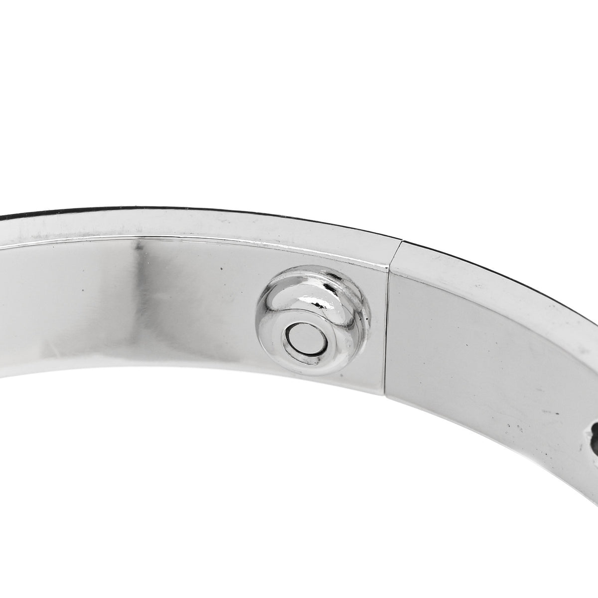 Cartier 18K White Gold 10 Diamond LOVE Bracelet 16 6 of 7