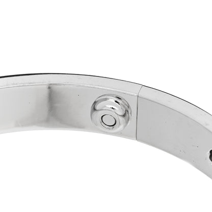 Cartier 18K White Gold 10 Diamond LOVE Bracelet 16 6 of 7