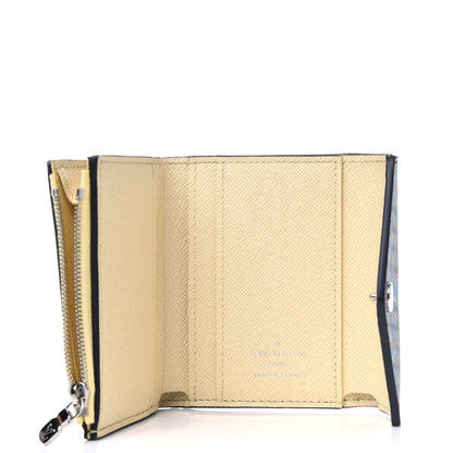 Louis Vuitton Monogram LV Pop Zoe Wallet Blue 4 of 4