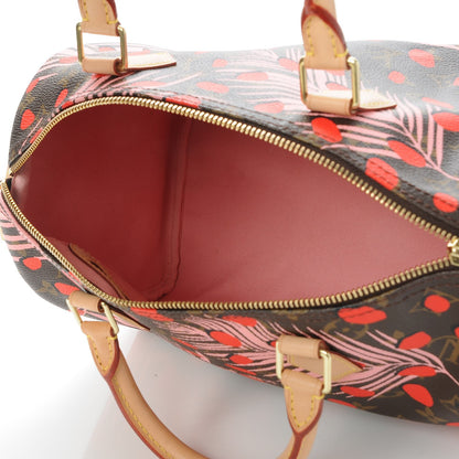 Louis Vuitton Monogram Jungle Dots Speedy 30 Sugar Pink Poppy 5 of 8