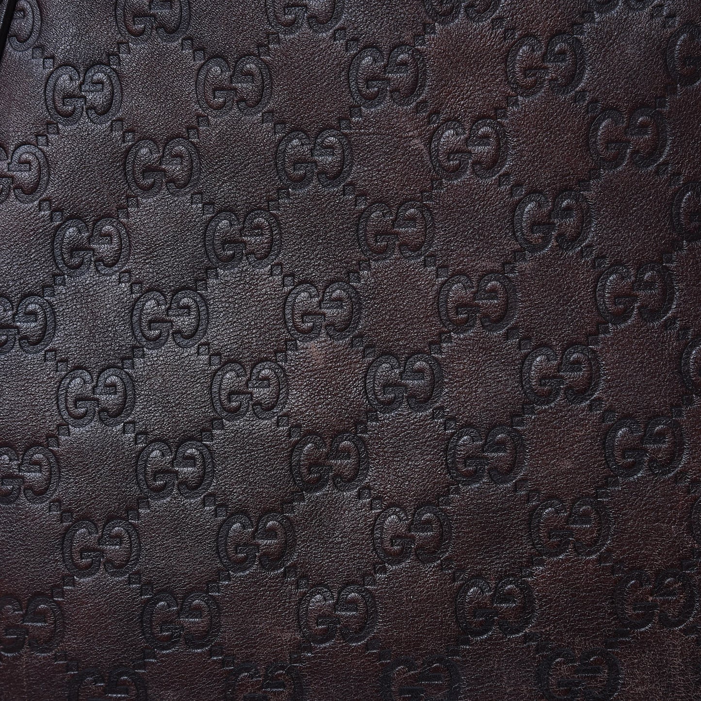 Guccissima Medium Pelham Shoulder Bag Dark Brown