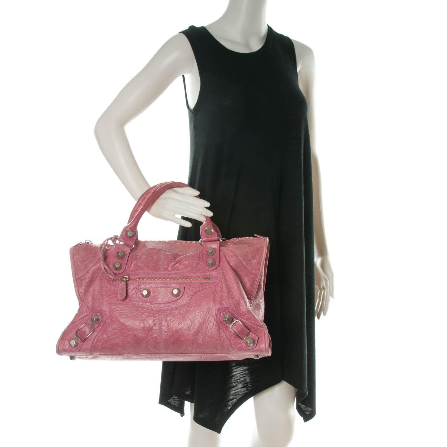 Balenciaga Agneau Giant 21 Silver Hardware Work bubblegum 2 of 7