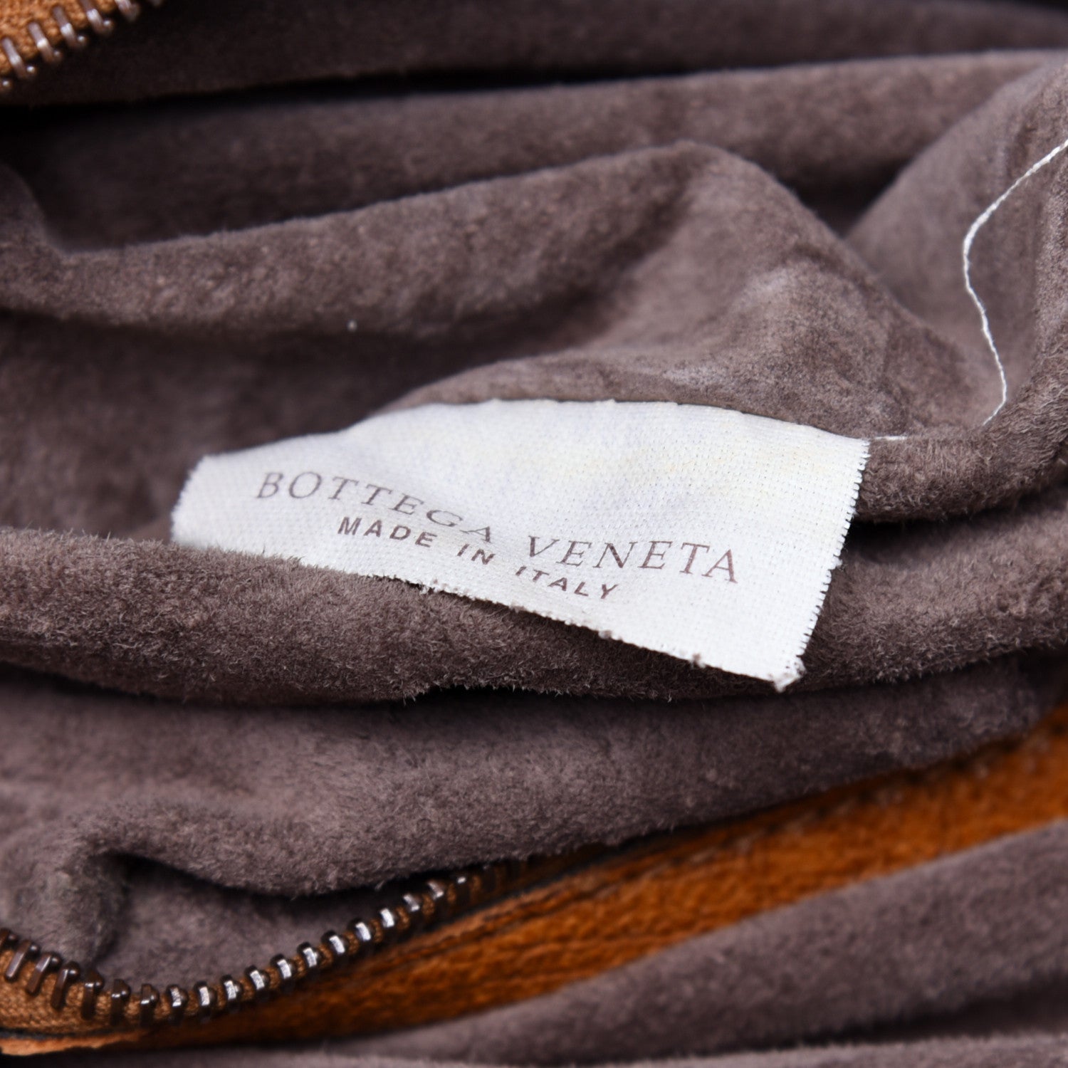 Bottega Veneta Goatskin Intrecciato Belly 76 Bag Brown 9 of 12