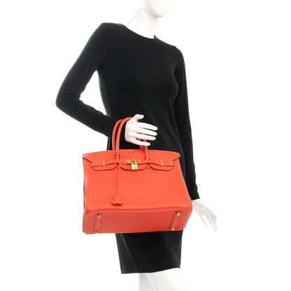 Hermes Togo Birkin 35 Capucine 2 of 26