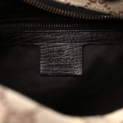 Gucci Monogram Medium Horsebit Chain Hobo Dark Brown 6 of 15