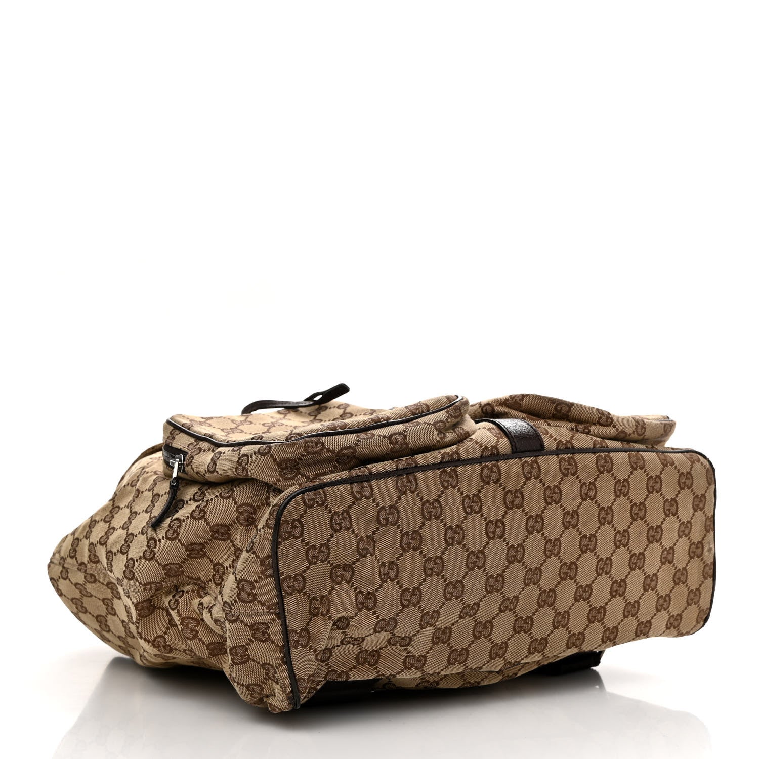 Gucci Monogram Backpack Dark Brown 4 of 18