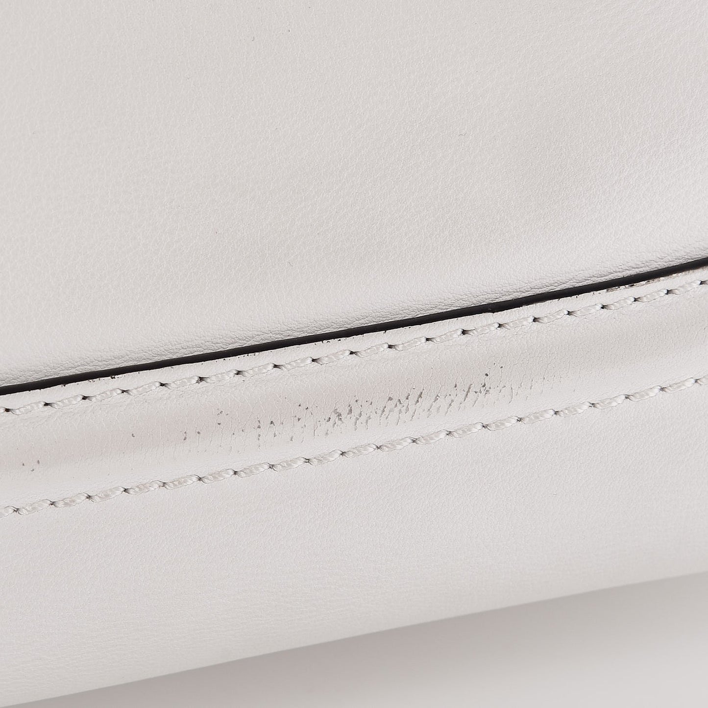 Calfskin Medium Palazzo Empire Bag White