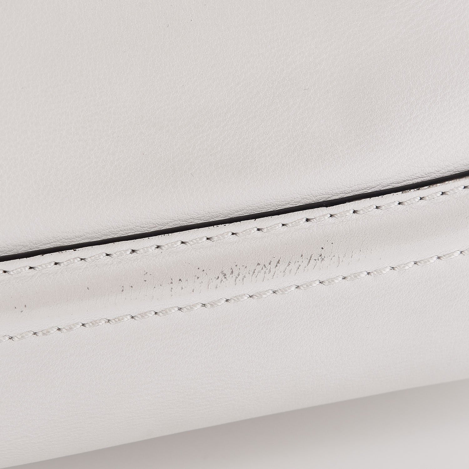 Versace Calfskin Medium Palazzo Empire Bag White 11 of 12