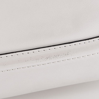 Versace Calfskin Medium Palazzo Empire Bag White 11 of 12