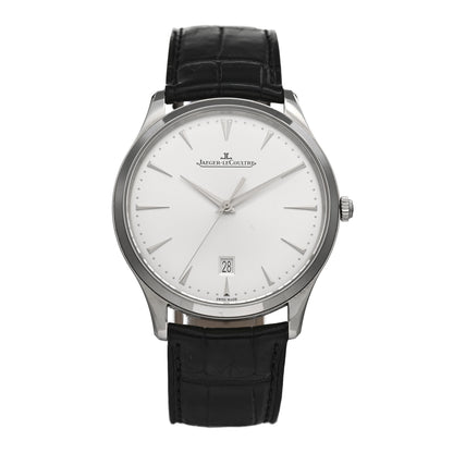 Jaeger-LeCoultre Stainless Steel Alligator 39mm Master Ultra Thin Automatic Watch Q1238420 1 of 4