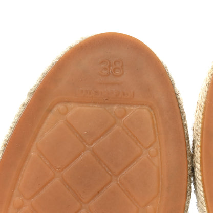 Chanel Lambskin CC Espadrilles 38 Black 7 of 12