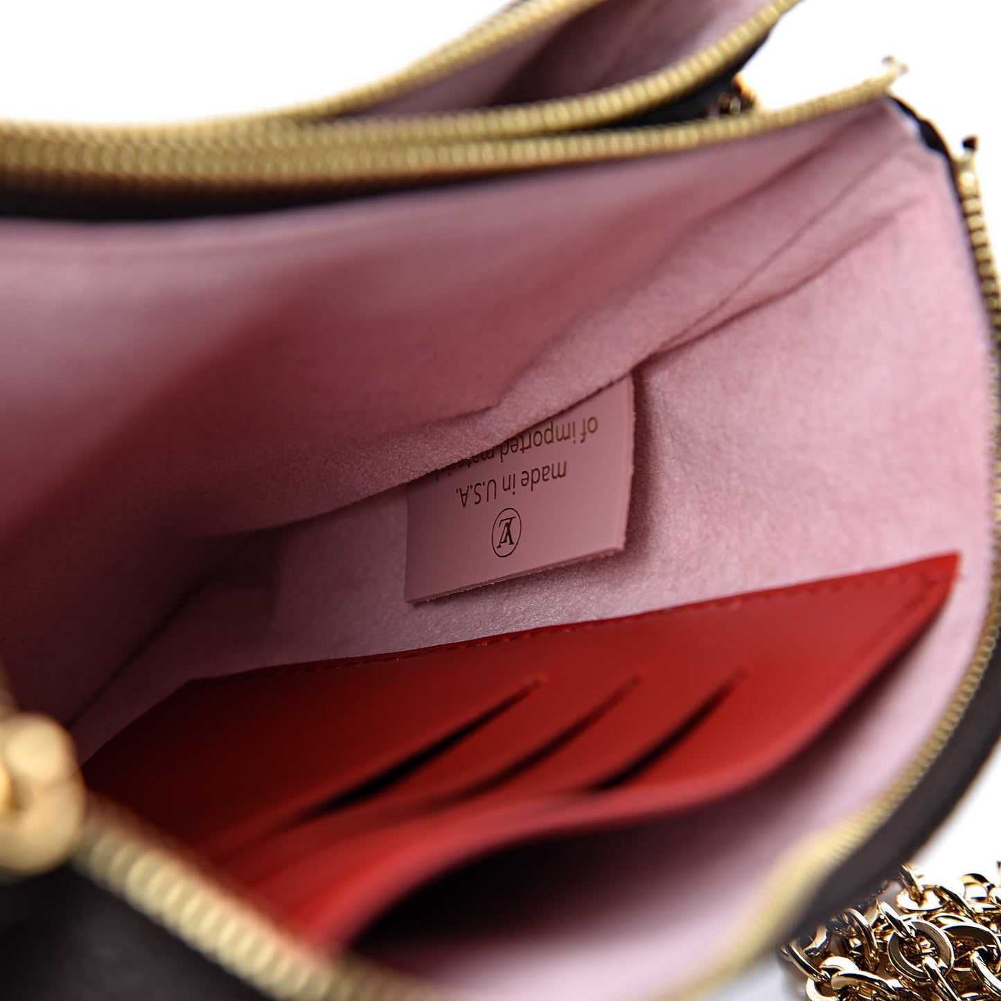 Monogram Blooming Flowers Double Zip Pochette