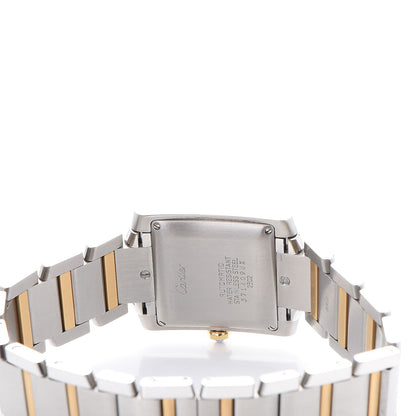 Cartier Stainless Steel 18K Yellow Gold 28mm Tank Francaise Automatic Watch 6 of 13