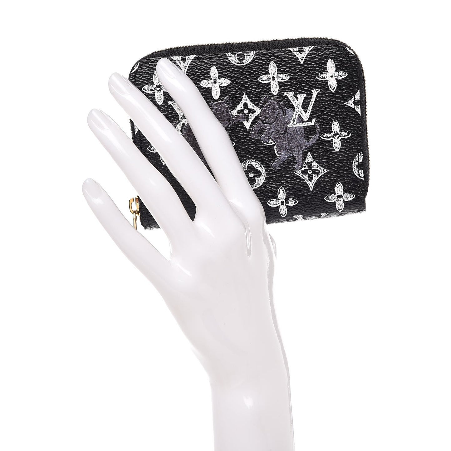 Catogram Zippy Coin Purse Black