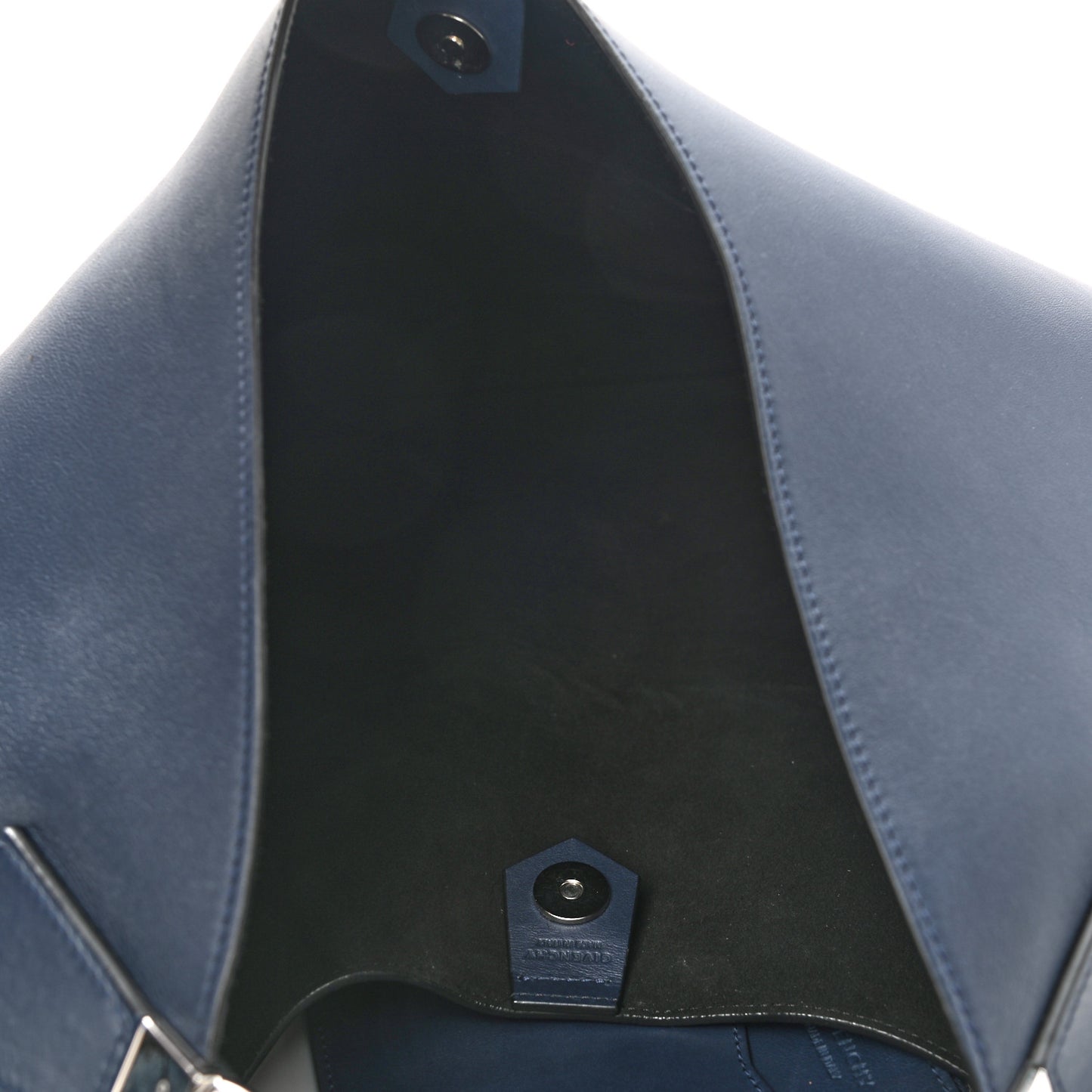 Calfskin Infinity Hobo Bag Navy