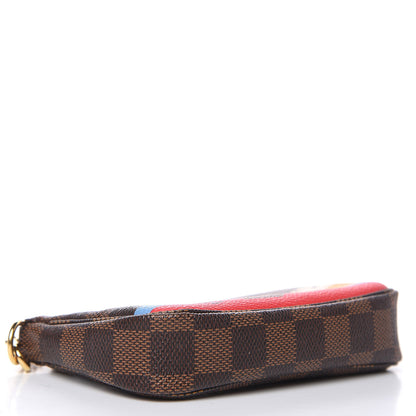 Louis Vuitton Damier Ebene 2016 Christmas Animation Mini Pochette Accessories 4 of 7