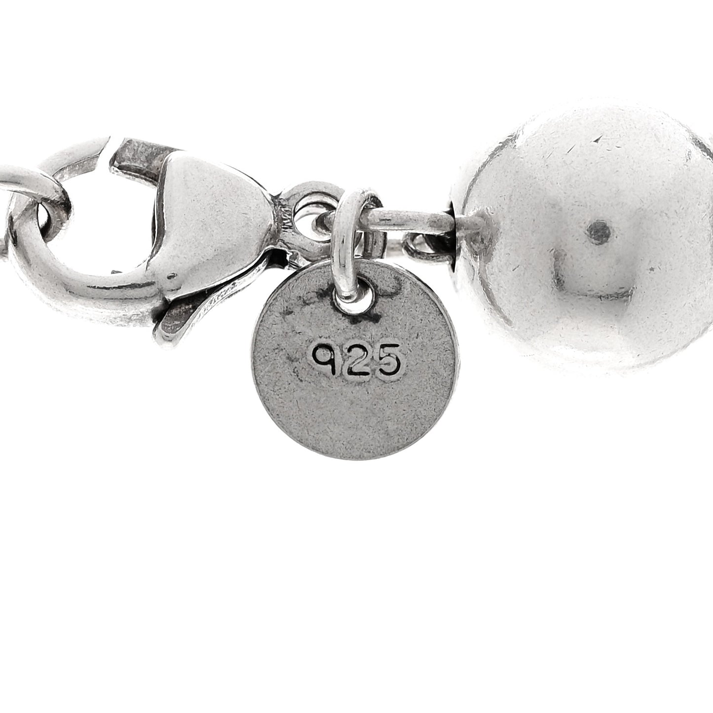Sterling Silver 10mm Hardwear Ball Necklace