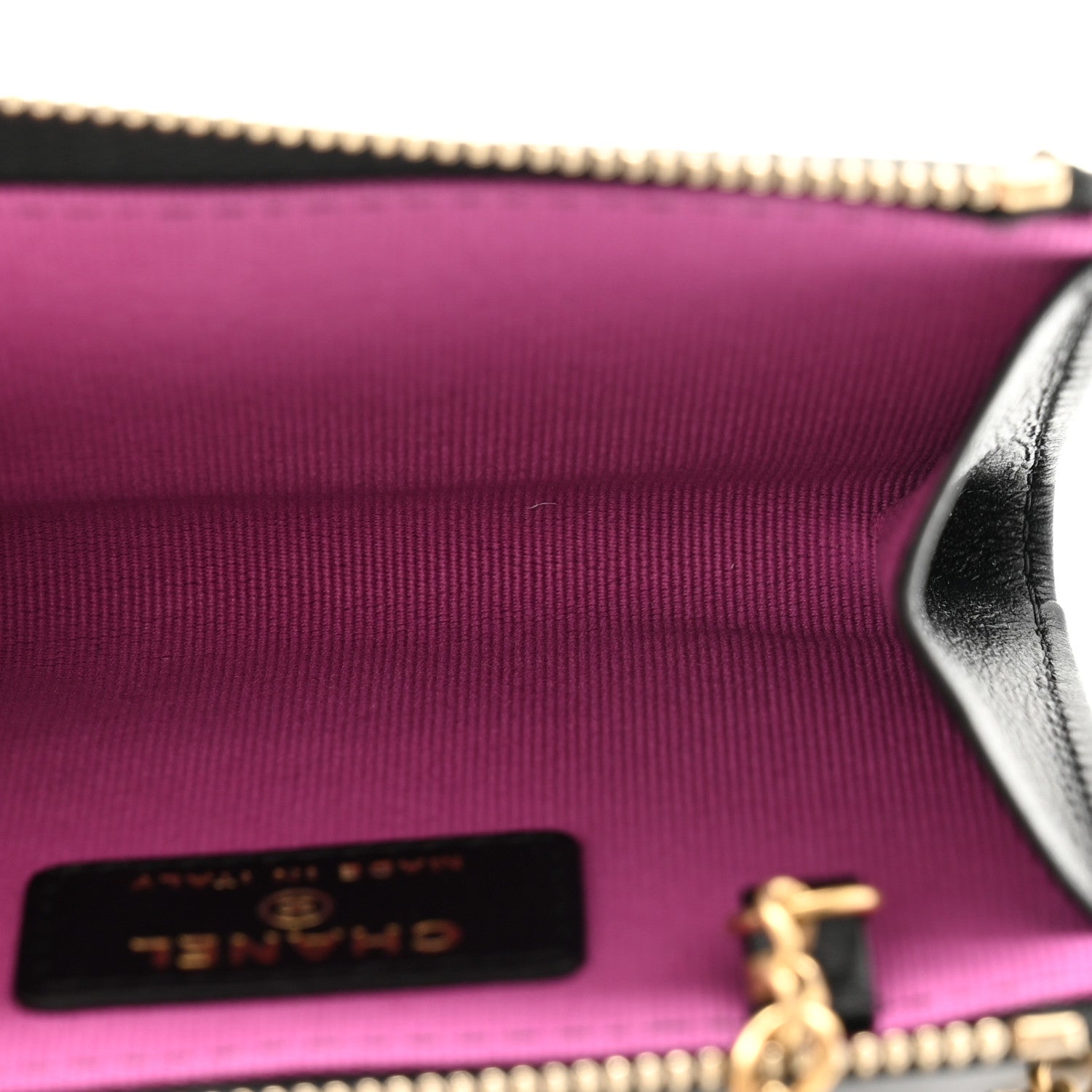 Chanel Caviar Quilted Zipped Key Holder Case Black 5 of 8