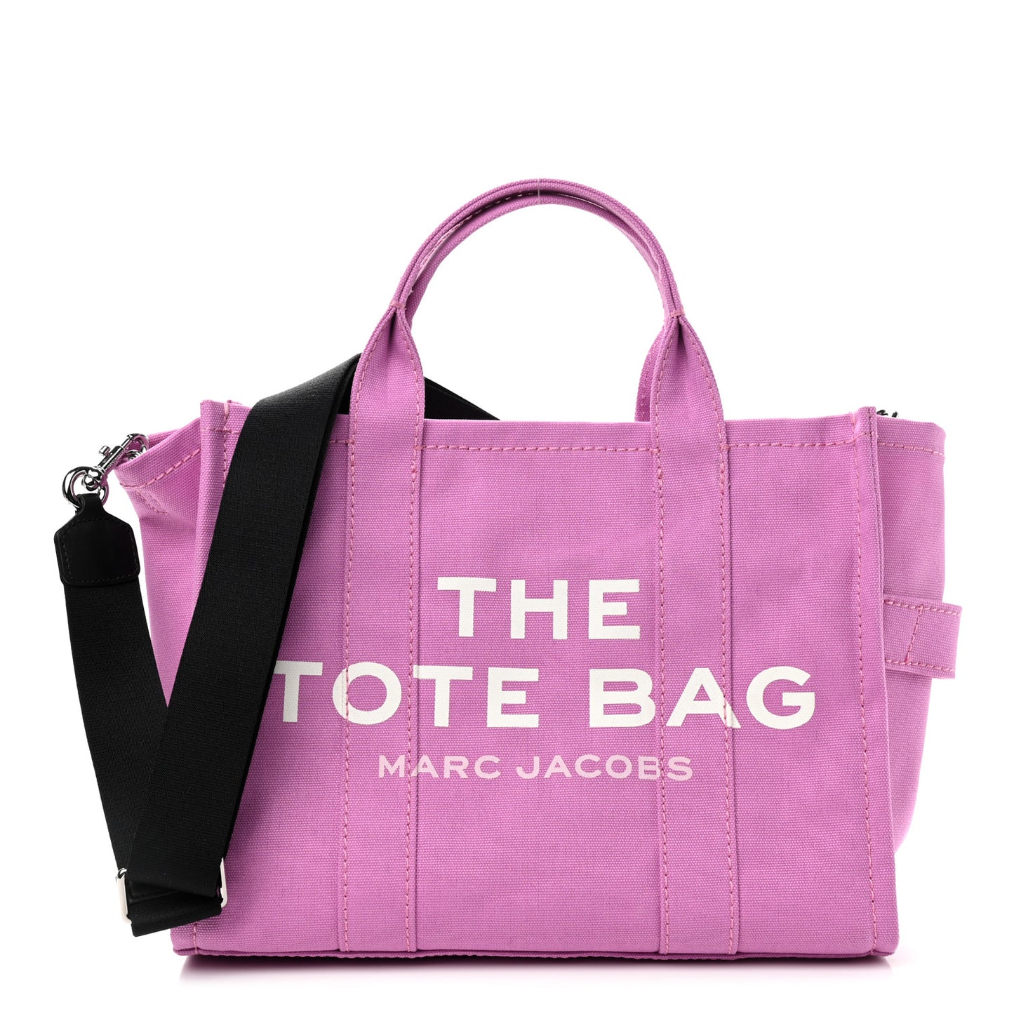 Cotton Canvas Medium The Traveler Tote Bag Pink