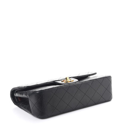 Chanel Lambskin Quilted Medium Double Flap Black 5 of 12