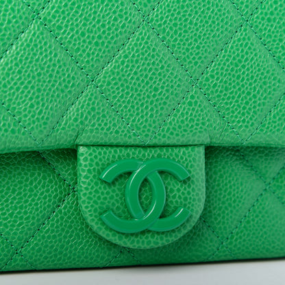 Chanel Caviar Quilted Mini Incognito Square Flap Green 10 of 11