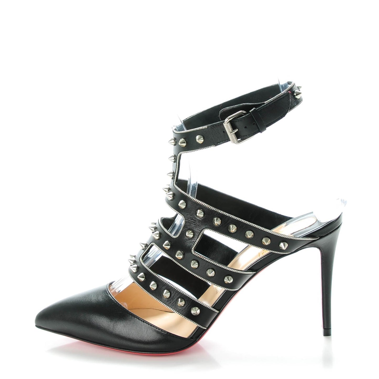 Kid Tchicaboum 85 Pumps 38.5 Black Silver