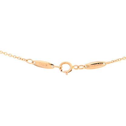Tiffany 18K Rose Gold Diamond .04ct Elsa Peretti Diamonds by the Yard Pendant Necklace 4 of 4