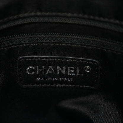 Chanel Lambskin Woven Medium Ultimate Soft Sombrero Hobo Black 5 of 8