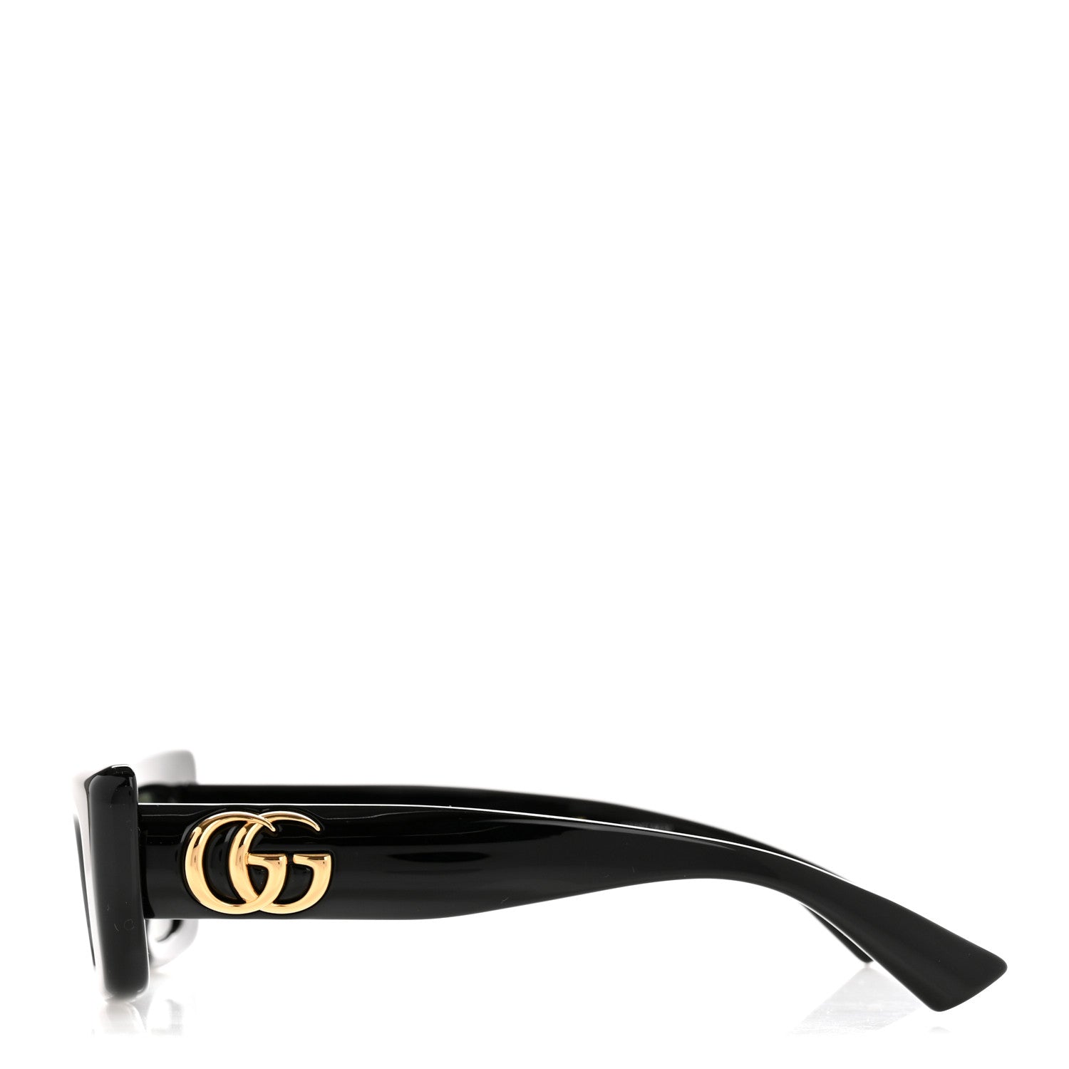 Gucci Acetate Cat Eye GG Marmont Logo Sunglasses GG1827S Black