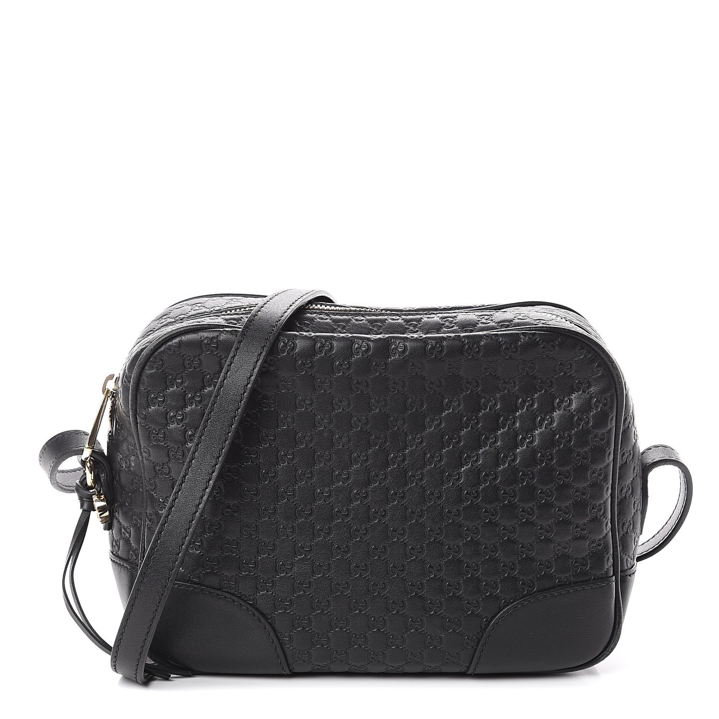 Microguccissima Mini Bree Messenger Bag Black
