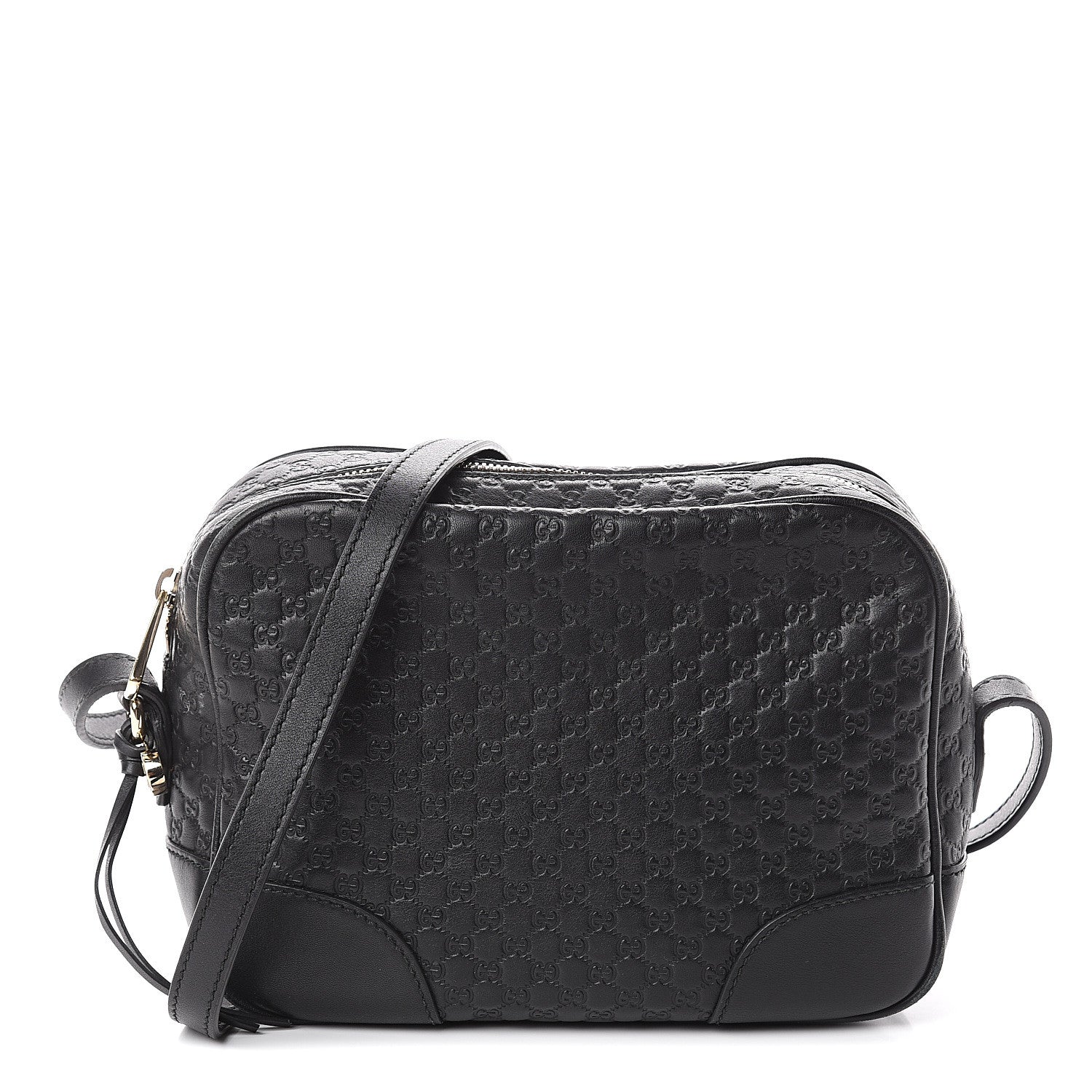 Gucci Microguccissima Mini Bree Messenger Bag Black 1 of 8