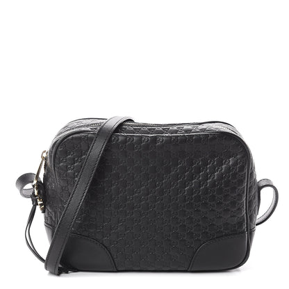 Gucci Microguccissima Mini Bree Messenger Bag Black 1 of 8