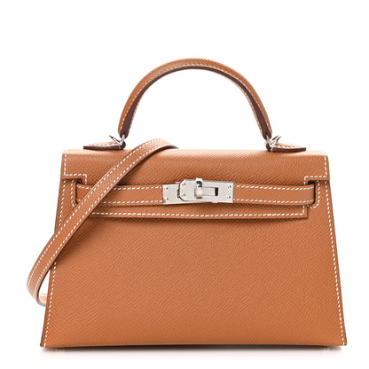 Hermes Epsom Mini Kelly Sellier 20 Gold 1 of 12