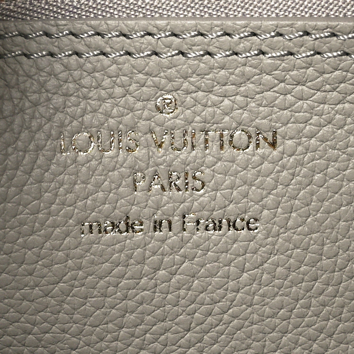 Louis Vuitton Reverse Mahina Carmel Hobo Gray 6 of 10