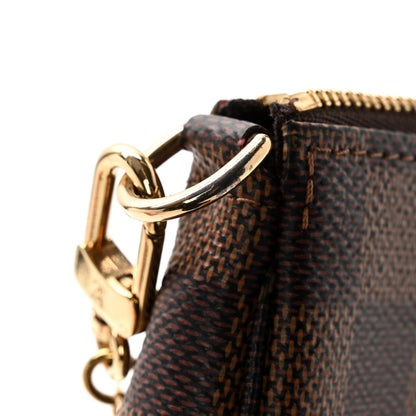 Louis Vuitton Damier Ebene Mini Pochette Accessories 9 of 13