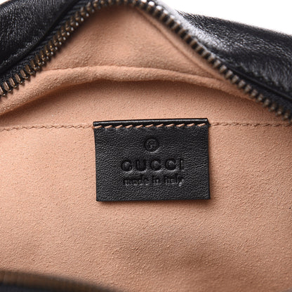 Gucci Calfskin Matelasse Small GG Marmont Chain Shoulder Bag Black 6 of 10
